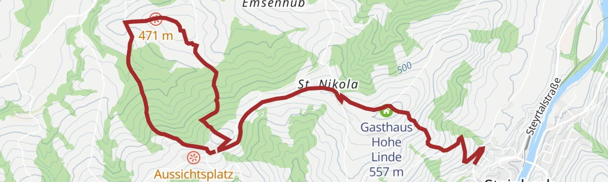 Route map: Linden